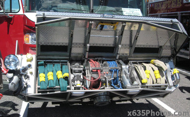 Best Fire Truck Designs — Custom Front Bumper with Hose Reels